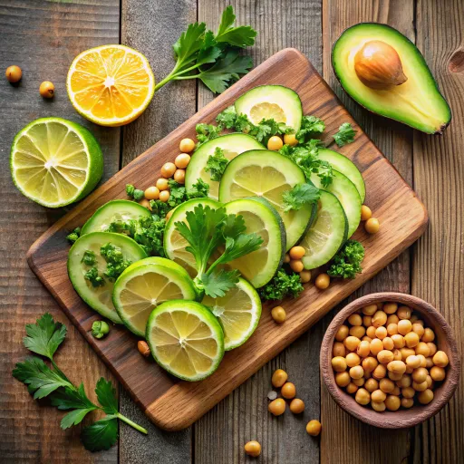 अवोकाडो चना सलाद